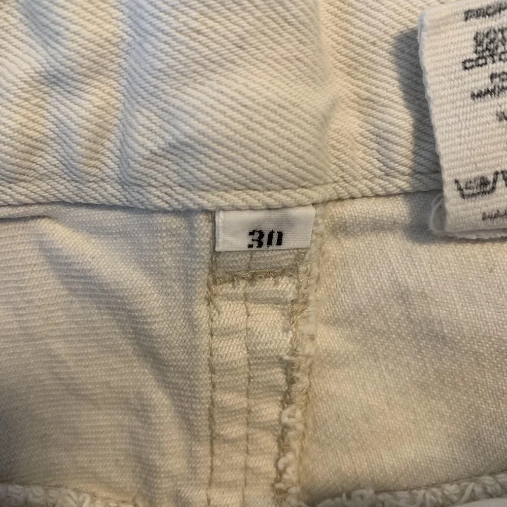 ACA Jeans Womans 30x30 White Stonewashed Regular Fit Straight Denim‎ Pants VTG.